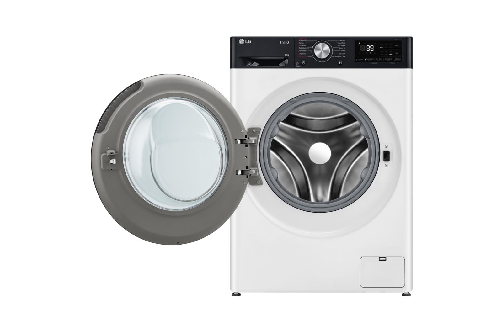 LG 8kg Counter-Depth MAX™ Washing Machine, White, F2Y708WBTN1